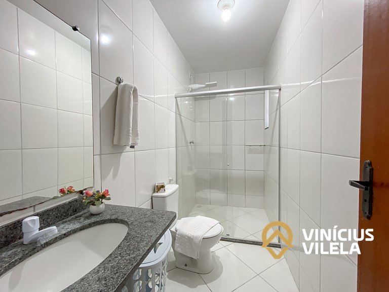 Apto 2Q térreo a 900m da Praia de Taperapuã