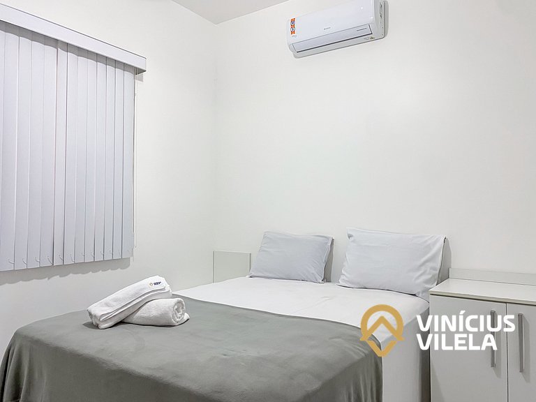 Apto 2Q térreo a 900m da Praia de Taperapuã