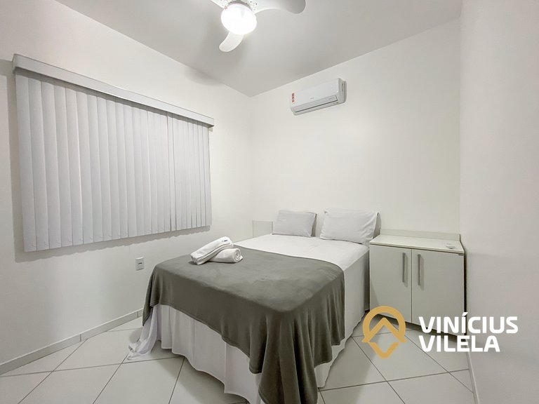 Apto 2Q térreo a 900m da Praia de Taperapuã