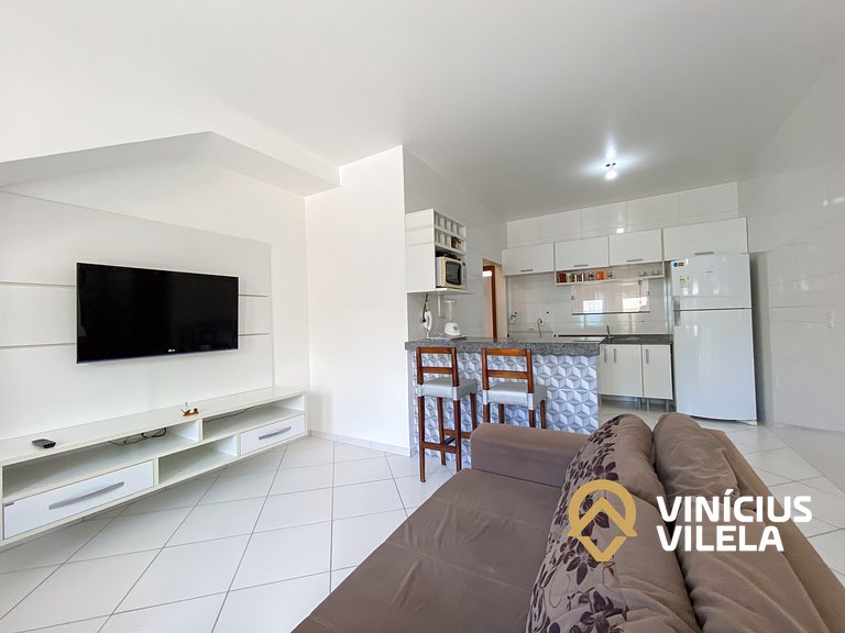 Apto 2Q térreo a 900m da Praia de Taperapuã