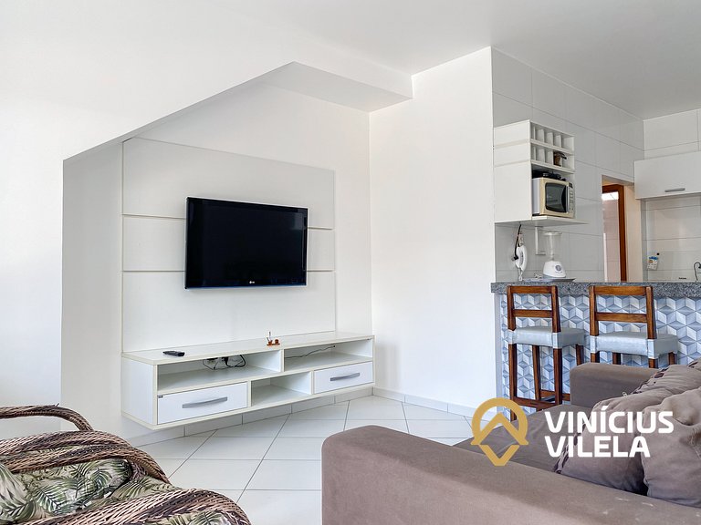 Apto 2Q térreo a 900m da Praia de Taperapuã