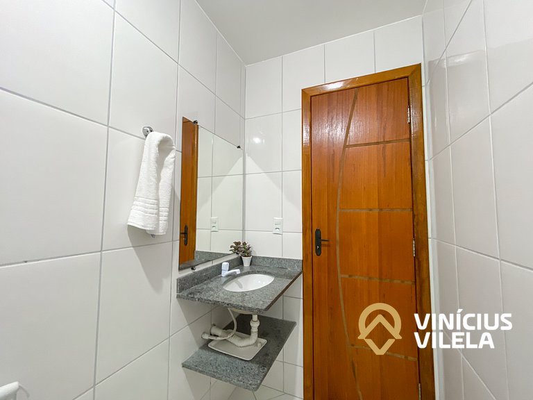 Apto 2Q térreo a 900m da Praia de Taperapuã