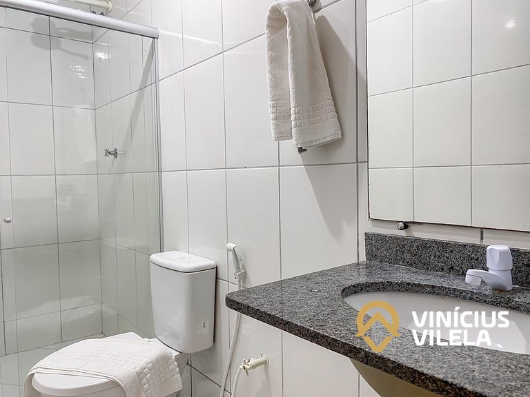 Apto 2Q térreo a 900m da Praia de Taperapuã