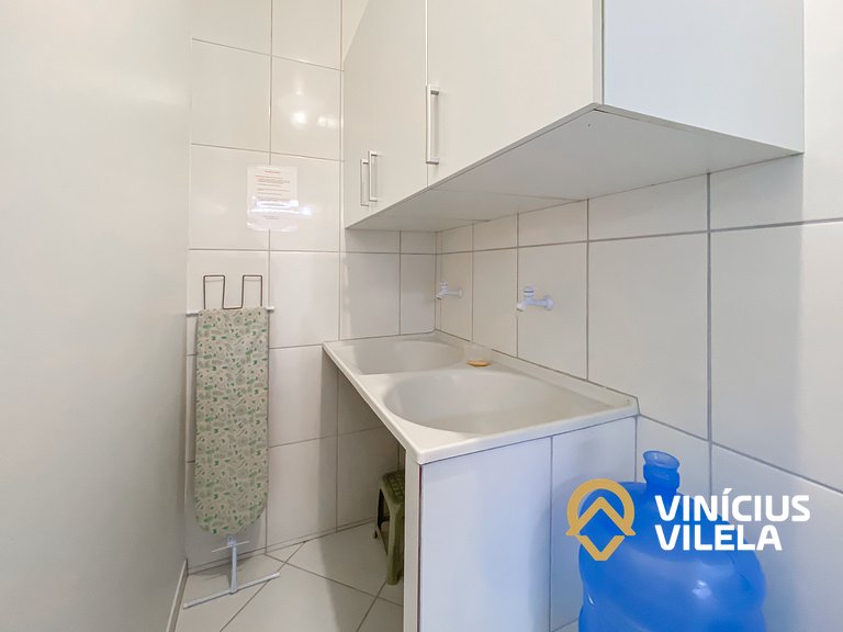 Apto 2Q térreo a 900m da Praia de Taperapuã