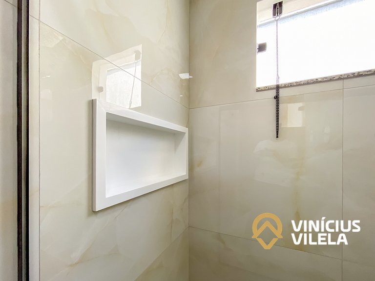 Apê Térreo 2Q prox. a praia de Taperapuã (Axé Moi)