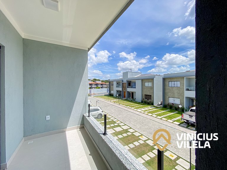 Apê Térreo 2Q prox. a praia de Taperapuã (Axé Moi)