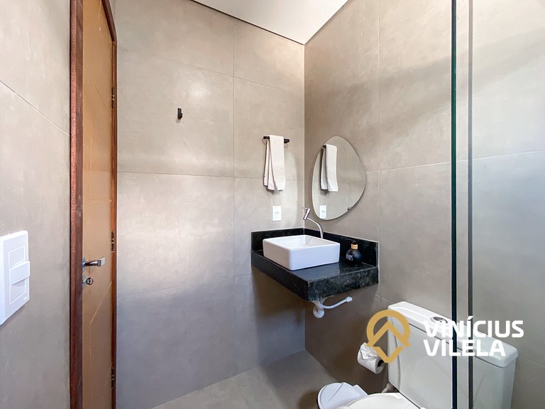 Casa 3 suítes, proximo a praia de Taperapuã.