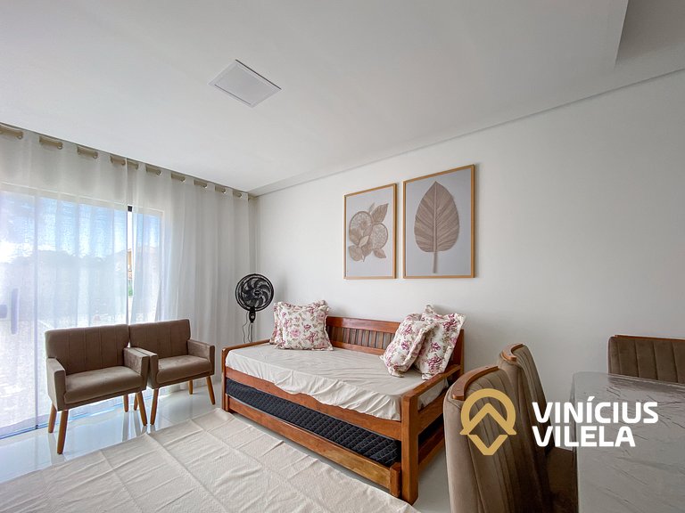 Casa 3 Suítes | Perto da Praia de Taperapuã