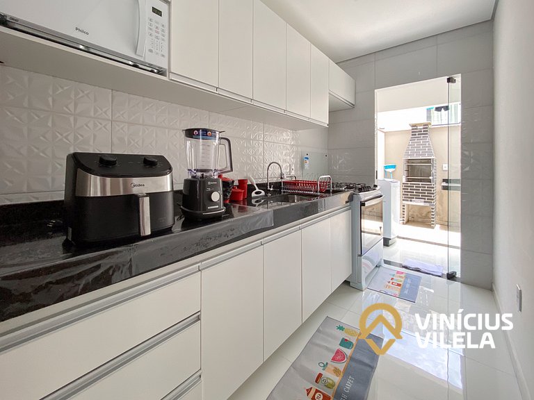 Casa 3 Suítes | Perto da Praia de Taperapuã