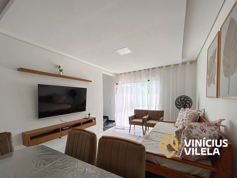 Casa 3 Suítes | Perto da Praia de Taperapuã