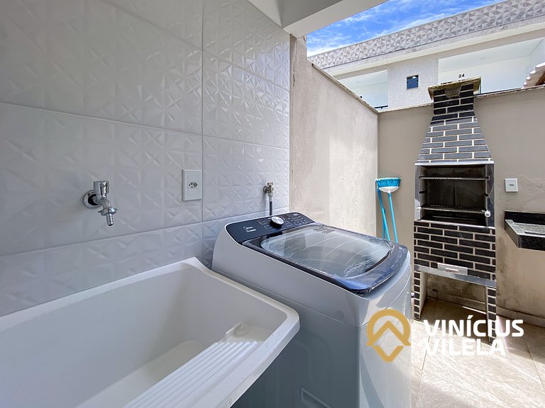 Casa 3 suítes, proximo a praia de Taperapuã.