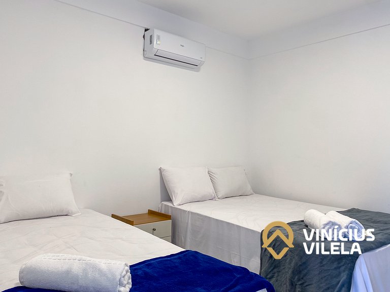 Apto 2(Q), próx a praia de Taperapuã.