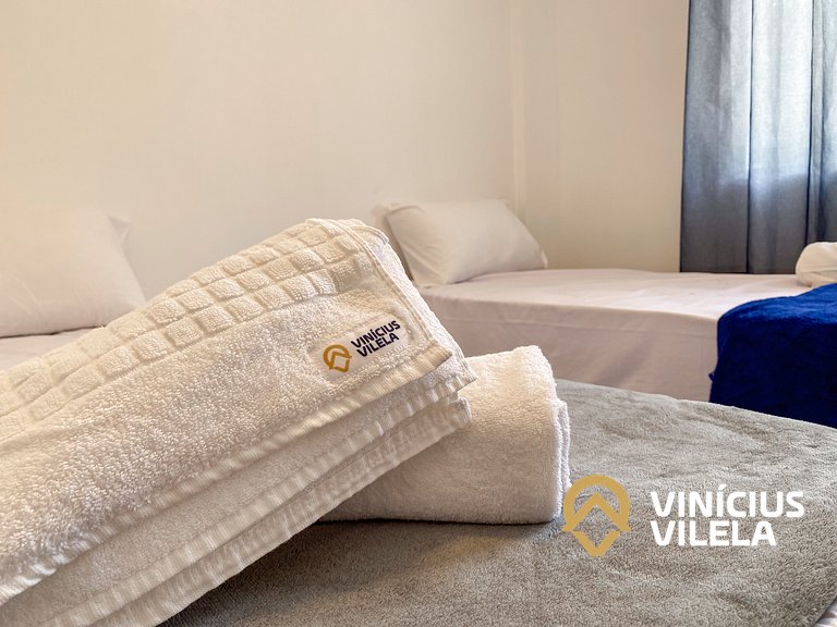 Apto 2(Q), próx a praia de Taperapuã.