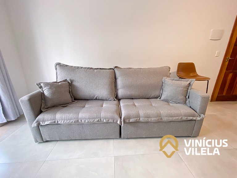 Apto 2(Q), próx a praia de Taperapuã.