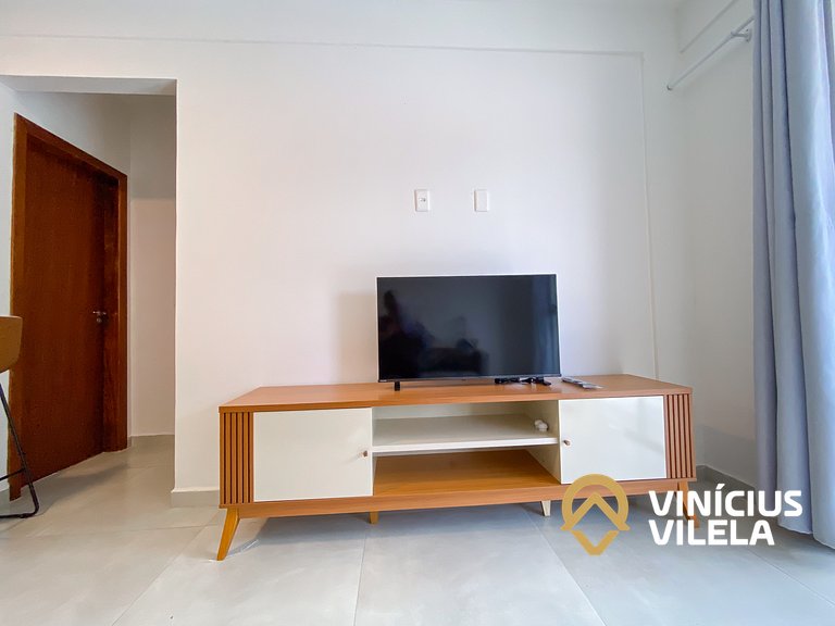 Apto 2(Q), próx a praia de Taperapuã.