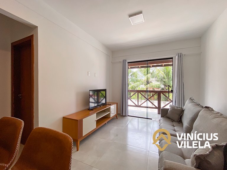 Apto 2(Q), próx a praia de Taperapuã.