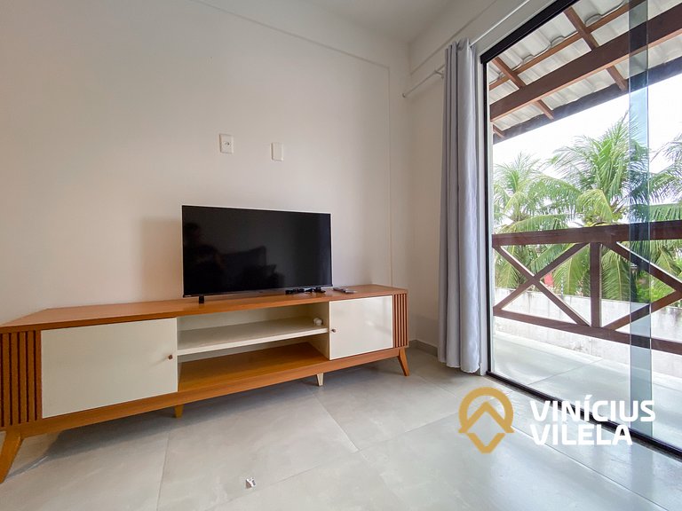 Apto 2(Q), próx a praia de Taperapuã.