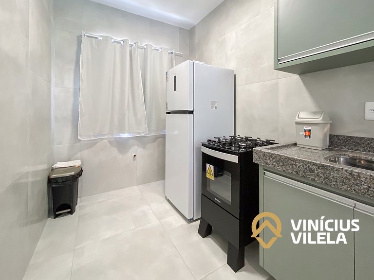 Apto 2(Q), próx a praia de Taperapuã.