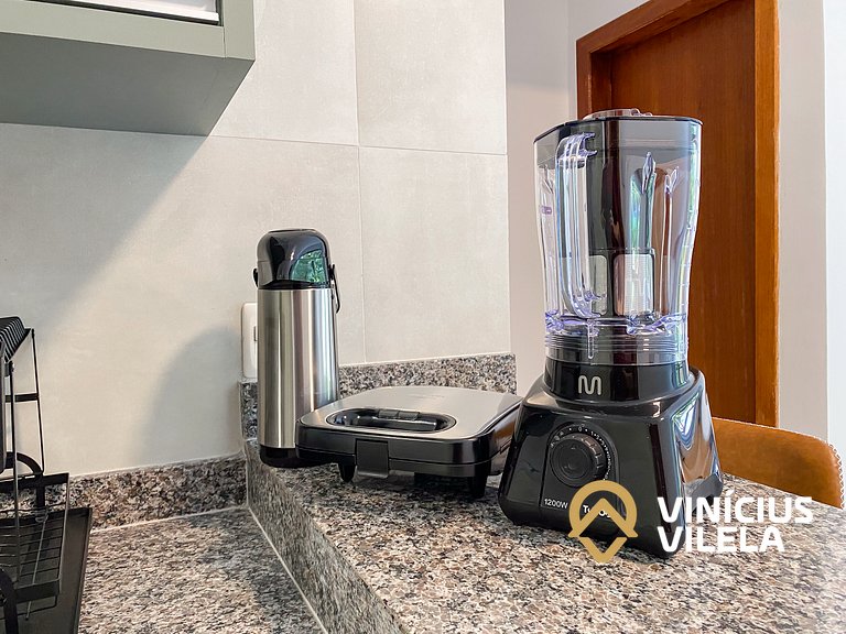 Apto 2(Q), próx a praia de Taperapuã.