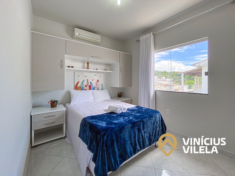 Apto 2Q Pav.Superior a 900m da Praia de Taperapuã