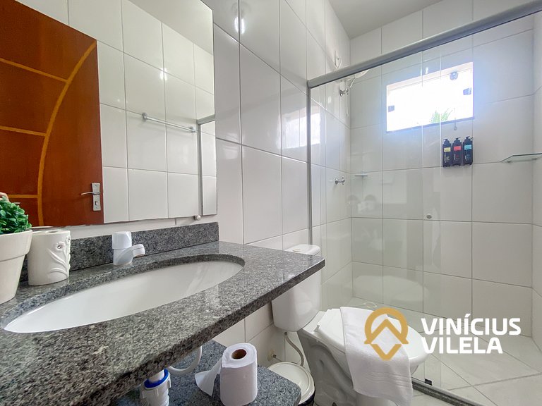 Apto 2Q Pav.Superior a 900m da Praia de Taperapuã