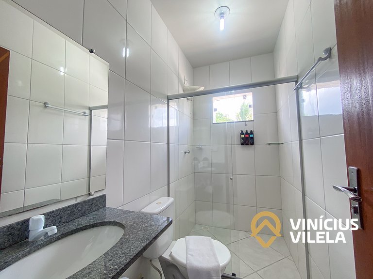 Apto 2Q Pav.Superior a 900m da Praia de Taperapuã