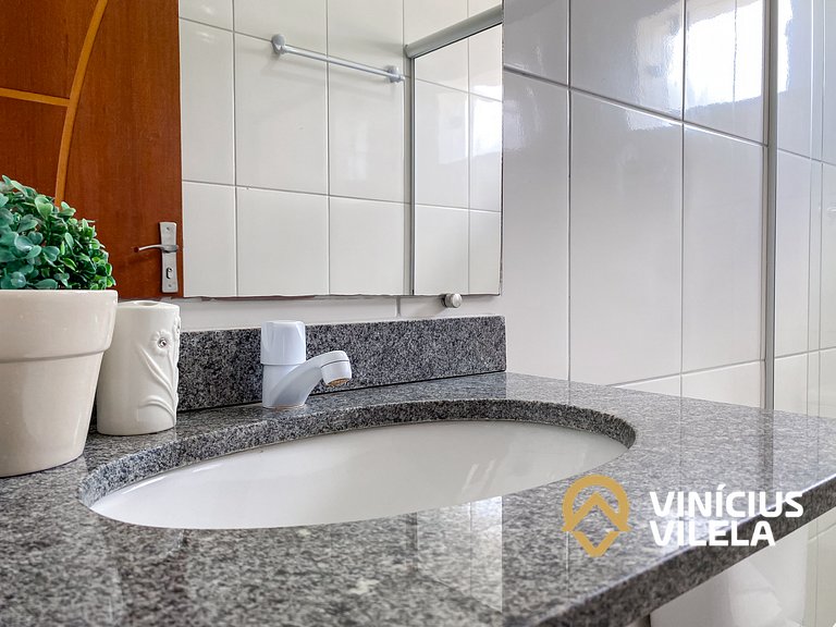 Apto 2Q Pav.Superior a 900m da Praia de Taperapuã