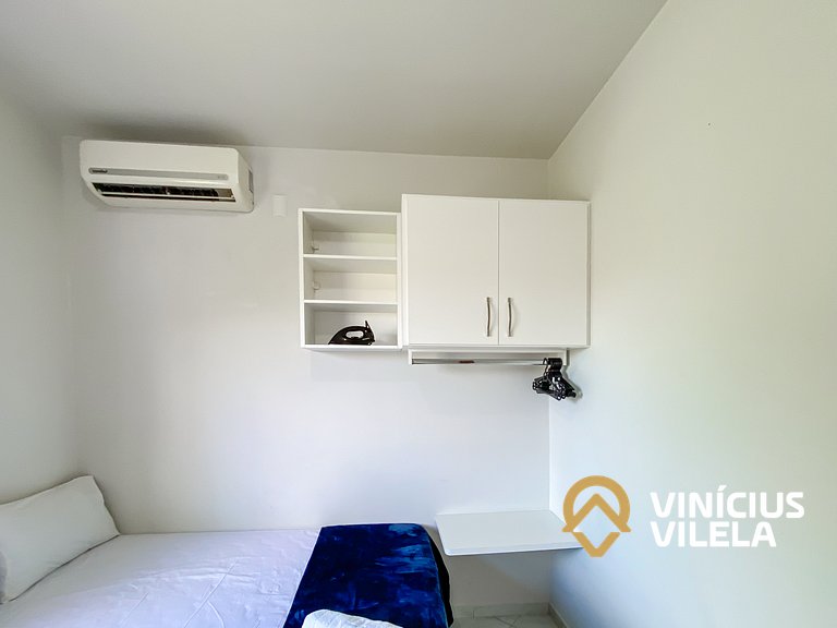 Apto 2Q Pav.Superior a 900m da Praia de Taperapuã