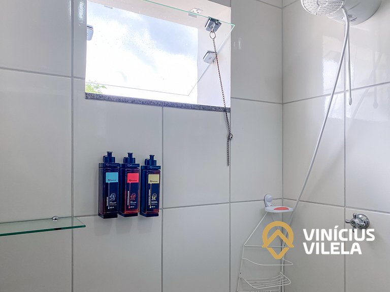 Apto 2Q Pav.Superior a 900m da Praia de Taperapuã