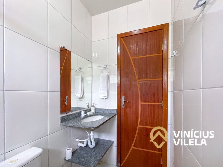 Apto 2Q Pav.Superior a 900m da Praia de Taperapuã