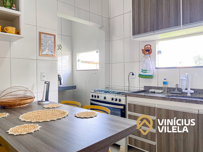 Apto 2Q Pav.Superior a 900m da Praia de Taperapuã