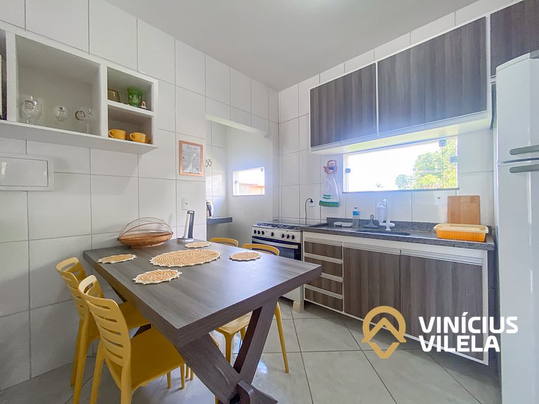 Apto 2Q Pav.Superior a 900m da Praia de Taperapuã