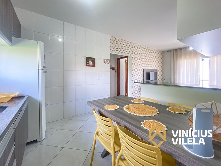 Apto 2Q Pav.Superior a 900m da Praia de Taperapuã