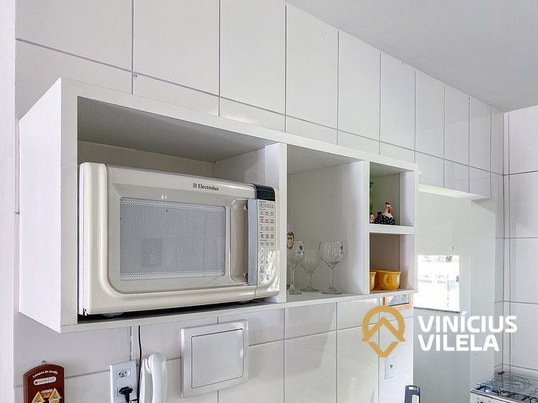 Apto 2Q Pav.Superior a 900m da Praia de Taperapuã