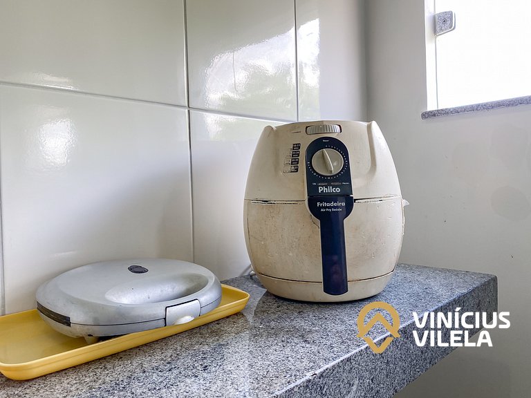 Apto 2Q Pav.Superior a 900m da Praia de Taperapuã