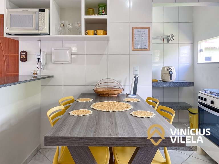 Apto 2Q Pav.Superior a 900m da Praia de Taperapuã