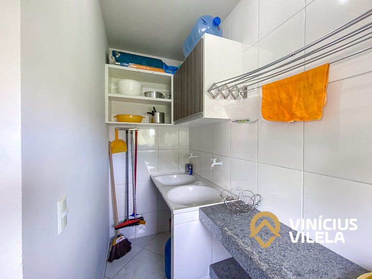 Apto 2Q Pav.Superior a 900m da Praia de Taperapuã