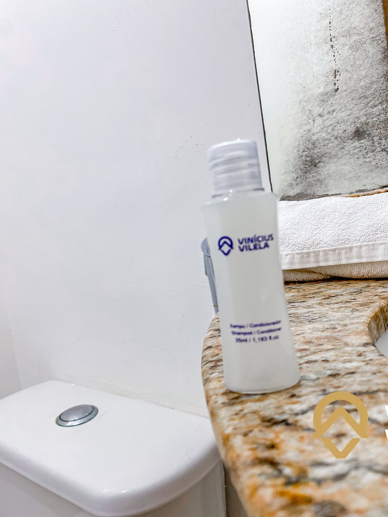 Flat 1 suíte, sala climatizada praia de Taperapuã