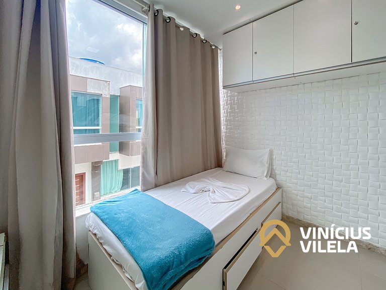 Duplex a 80m da Praia de Taperapuã