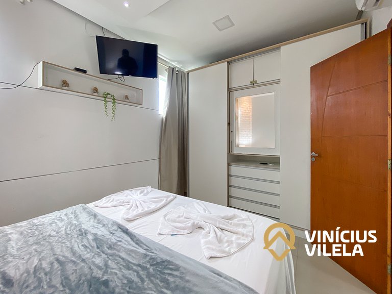 Duplex a 80m da Praia de Taperapuã