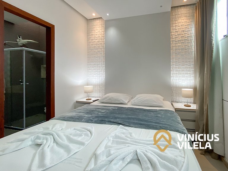 Duplex a 80m da Praia de Taperapuã