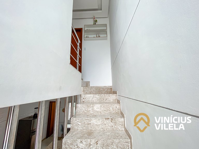 Duplex a 80m da Praia de Taperapuã - Piscina- WIFI