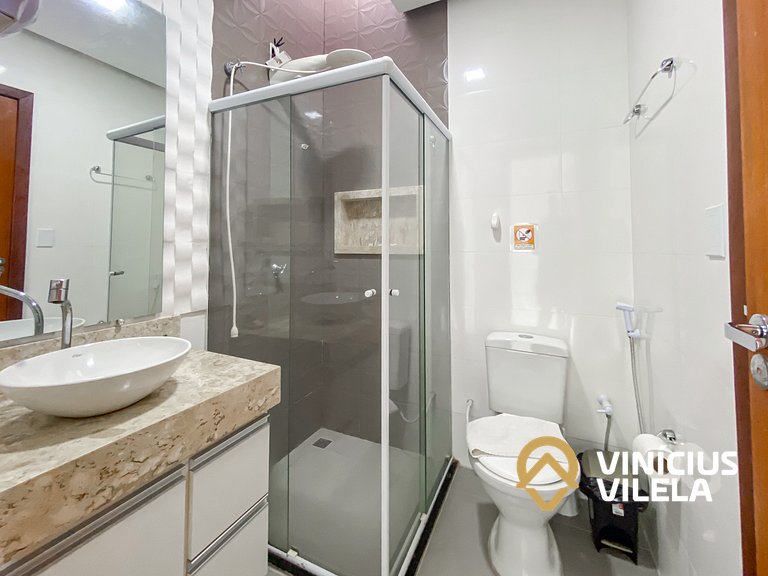 Duplex a 80m da Praia de Taperapuã