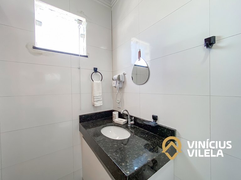 Apartamento com vista para o mar, 2 quartos, sendo 1 suíte,