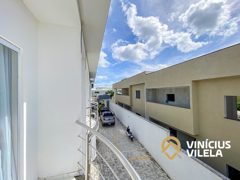Apartamento com vista para o mar, 2 quartos, sendo 1 suíte,