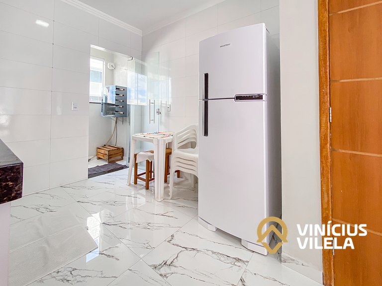 Apartamento com vista para o mar, 2 quartos, sendo 1 suíte,