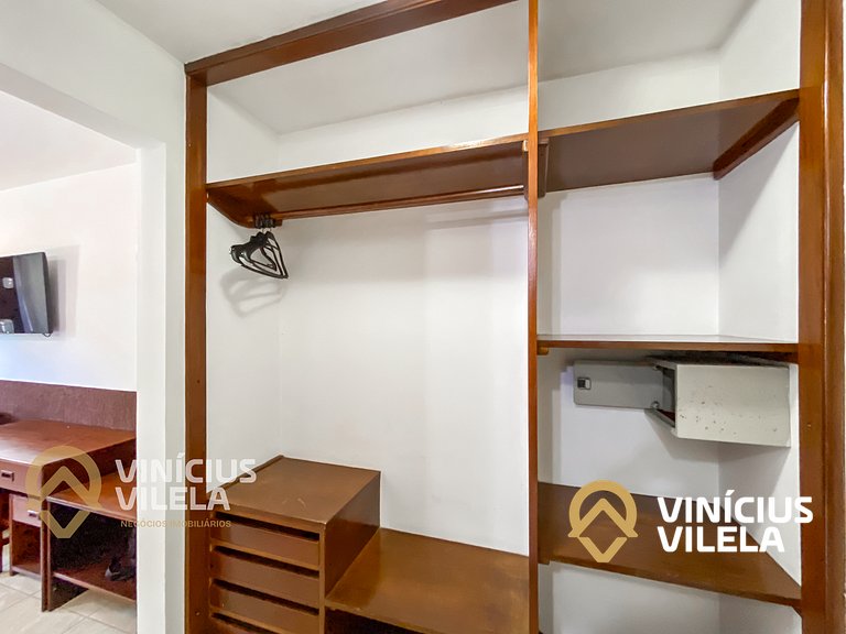 Suiíte com ar , frigobar proximo ao axé Moi