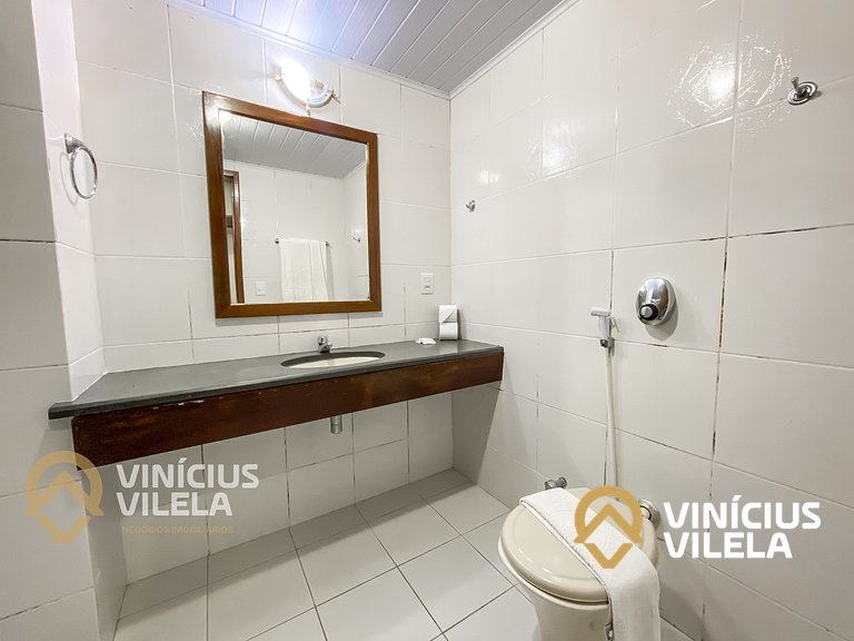 Suiíte com ar , frigobar proximo ao axé Moi