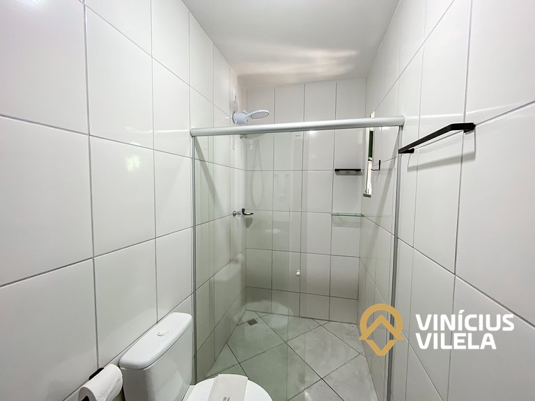 Apto 2Q Pav.Superior a 900m da Praia de Taperapuã