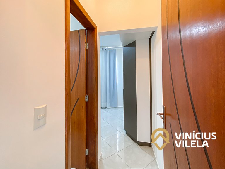 Apto 2Q todo climatizado a 900m Praia de Taperapuã